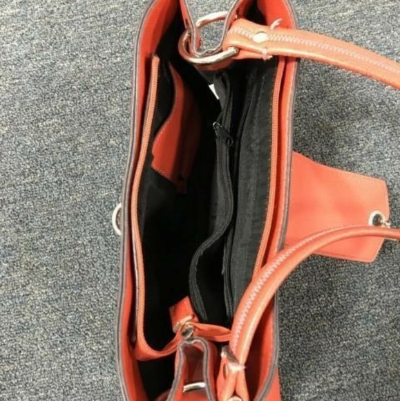 Red Leather Prada Purse - Picture 2 of 3